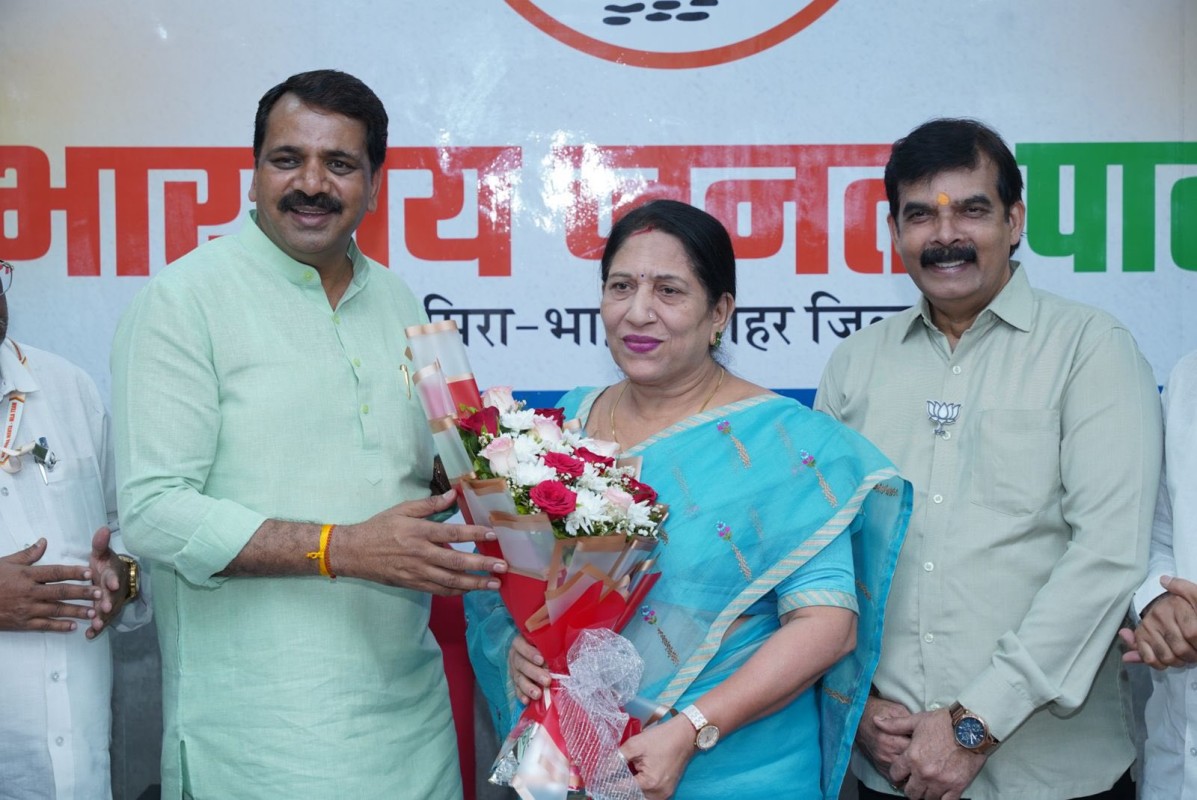 Newly elected Mandal President of BJP Mira Bhayander City