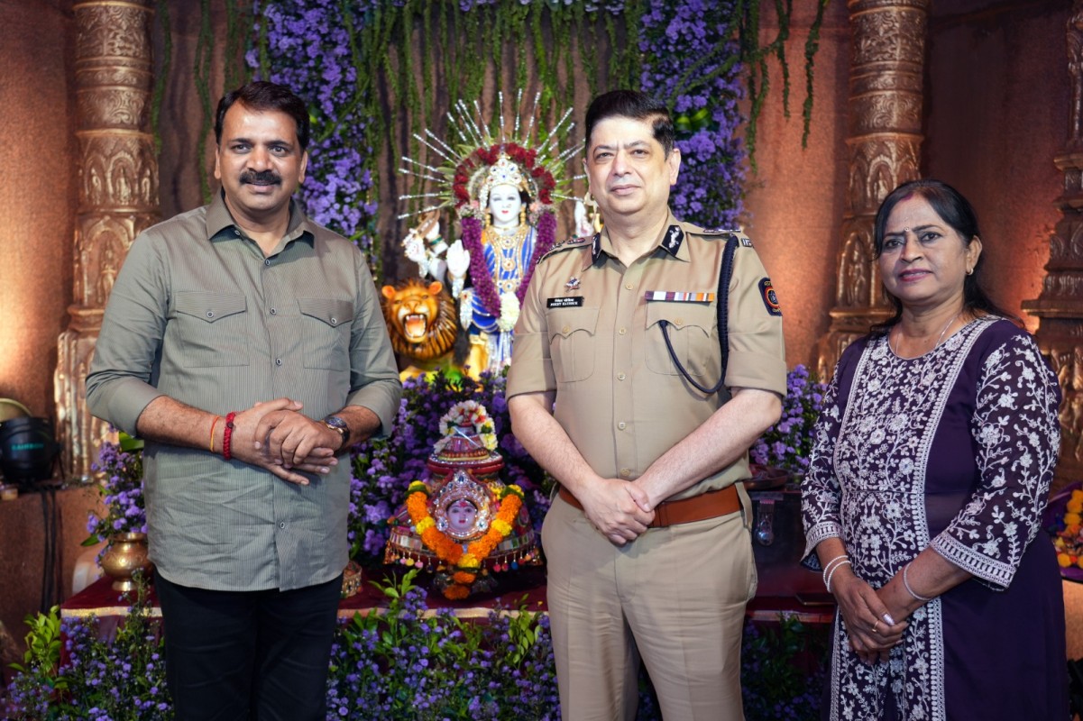 Shardiya Navratri Event at the Lotus Ground, graced by the presence of Hon’ble Mr. Narendra L. Mehta and IPS Officer Mr. Niket Kaushik. #MLA Mira Bhayandar  #Visionary leader